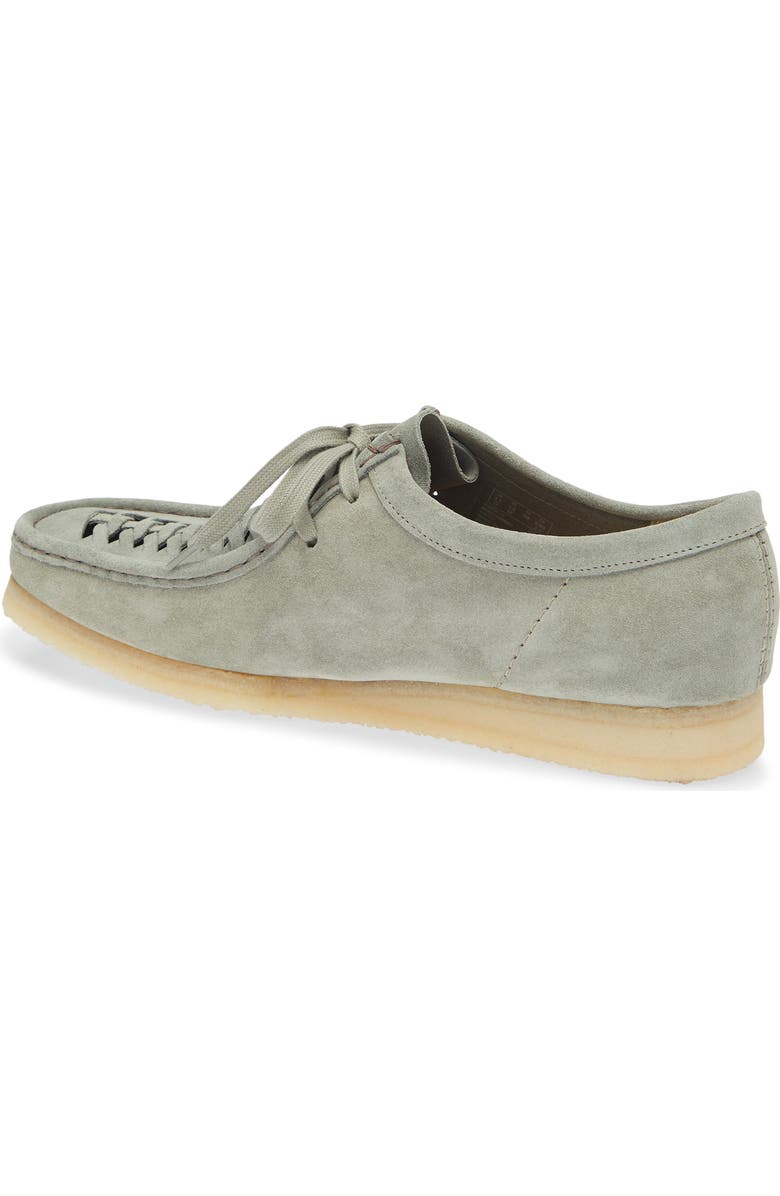 Clarks<sup>®</sup> Wallabee Weave Loafer, Alternate, color, Sage Suede