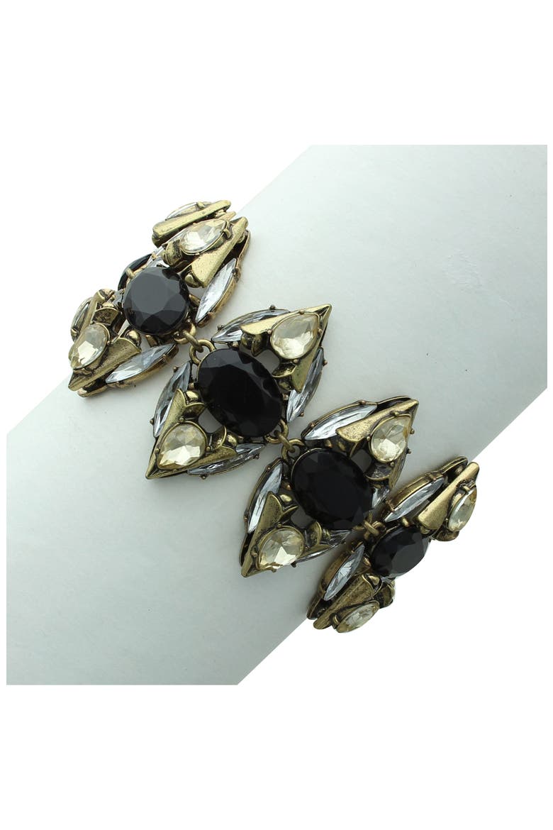 Cassidy Jeweled Bracelet, Main, color, GOLD
