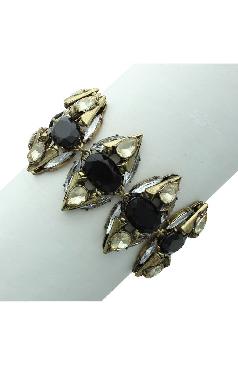 OLIVIA WELLES Cassidy Jeweled Bracelet, Main, color, Gold