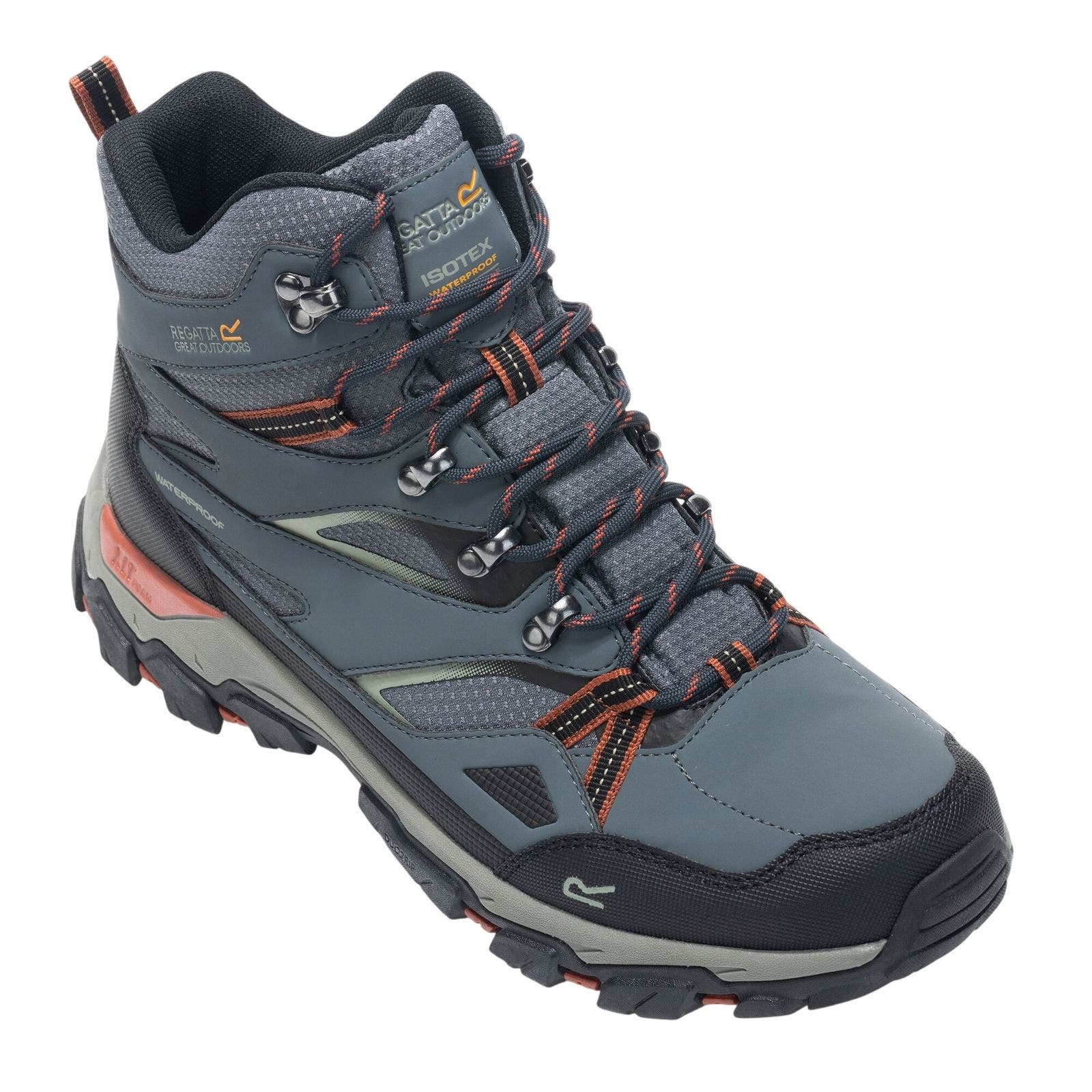 Holcombe Iii Walking Boots, Main, color, Dark Storm and Brick