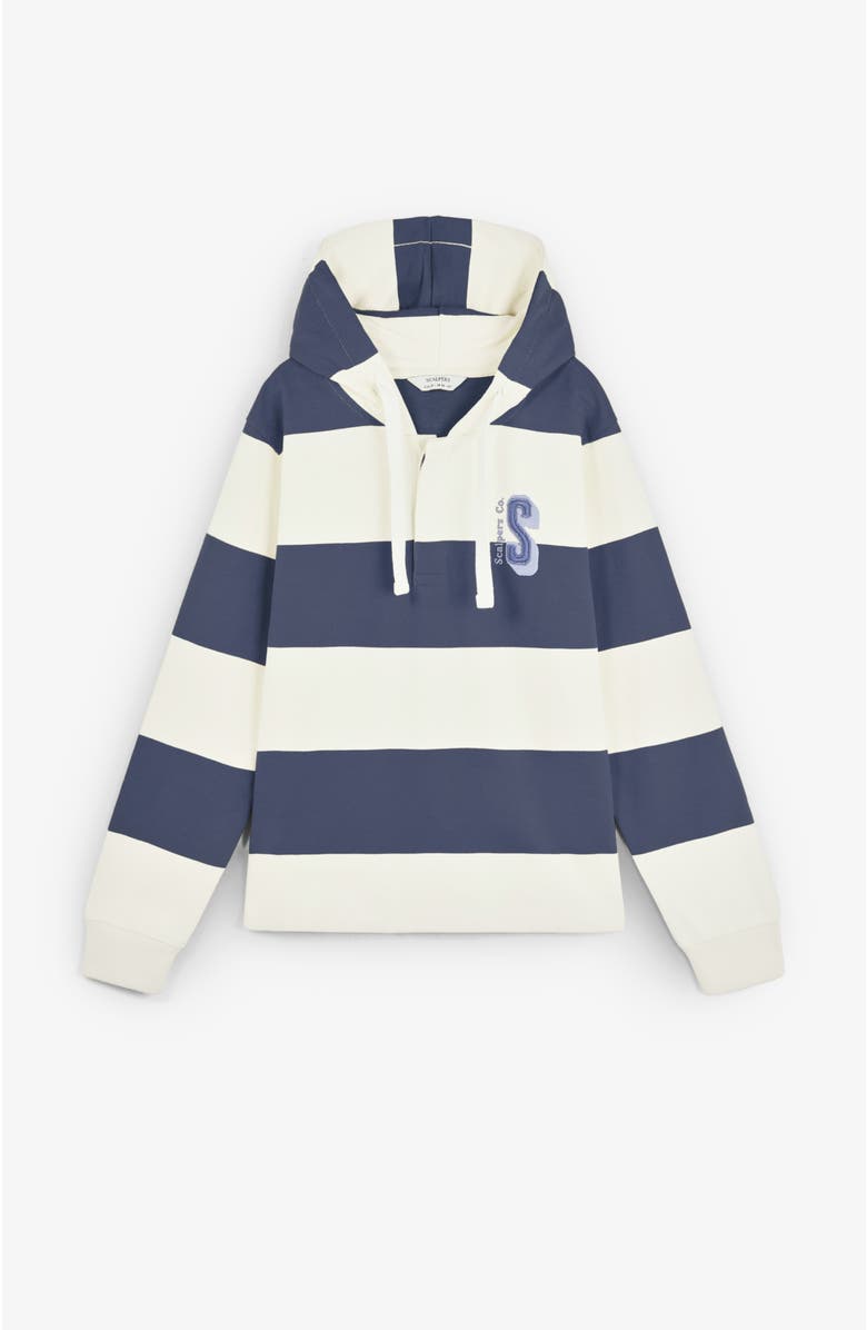 Scalpers Stripesskullhoodie Kids, Main, color, Navy