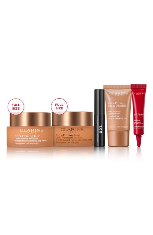 Clarins Extra-firming Luxury Set $285 Value In Transparent
