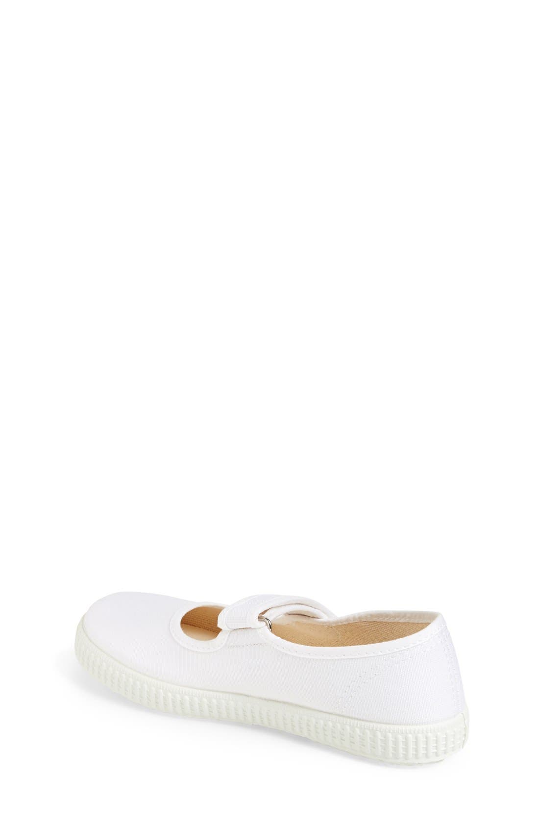Cienta Mary Jane Sneaker, Alternate, color, White