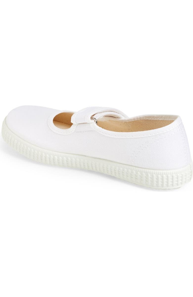 Cienta Mary Jane Sneaker, Alternate, color, White