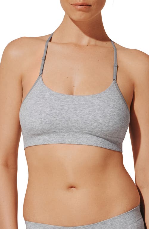 Thirdlove Seamless Cloud Cotton Wireless Bralette In Gray