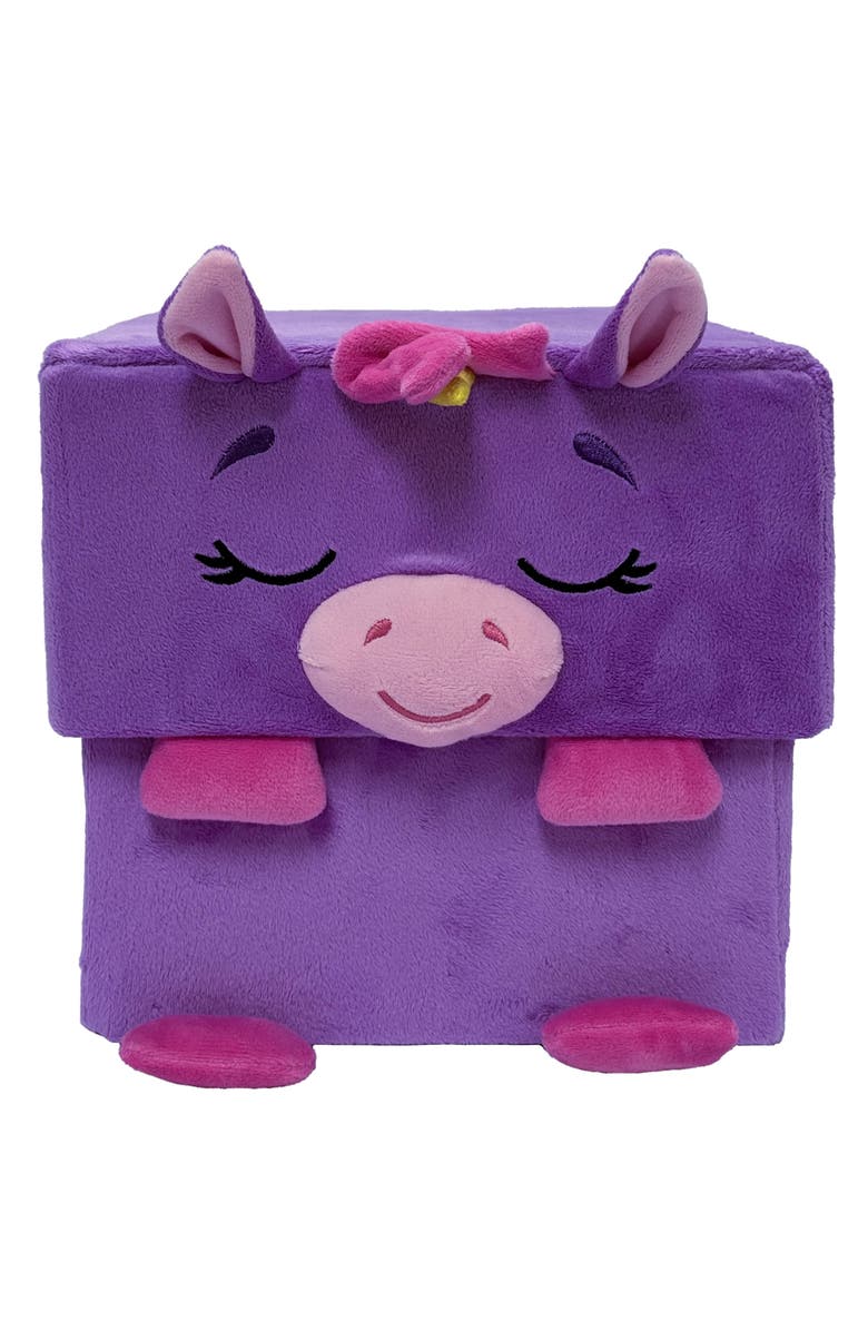 Happy Nappers Storables Unicorn Purple & Pink 8 Inch Ages 1+, Alternate, color, Multicolored
