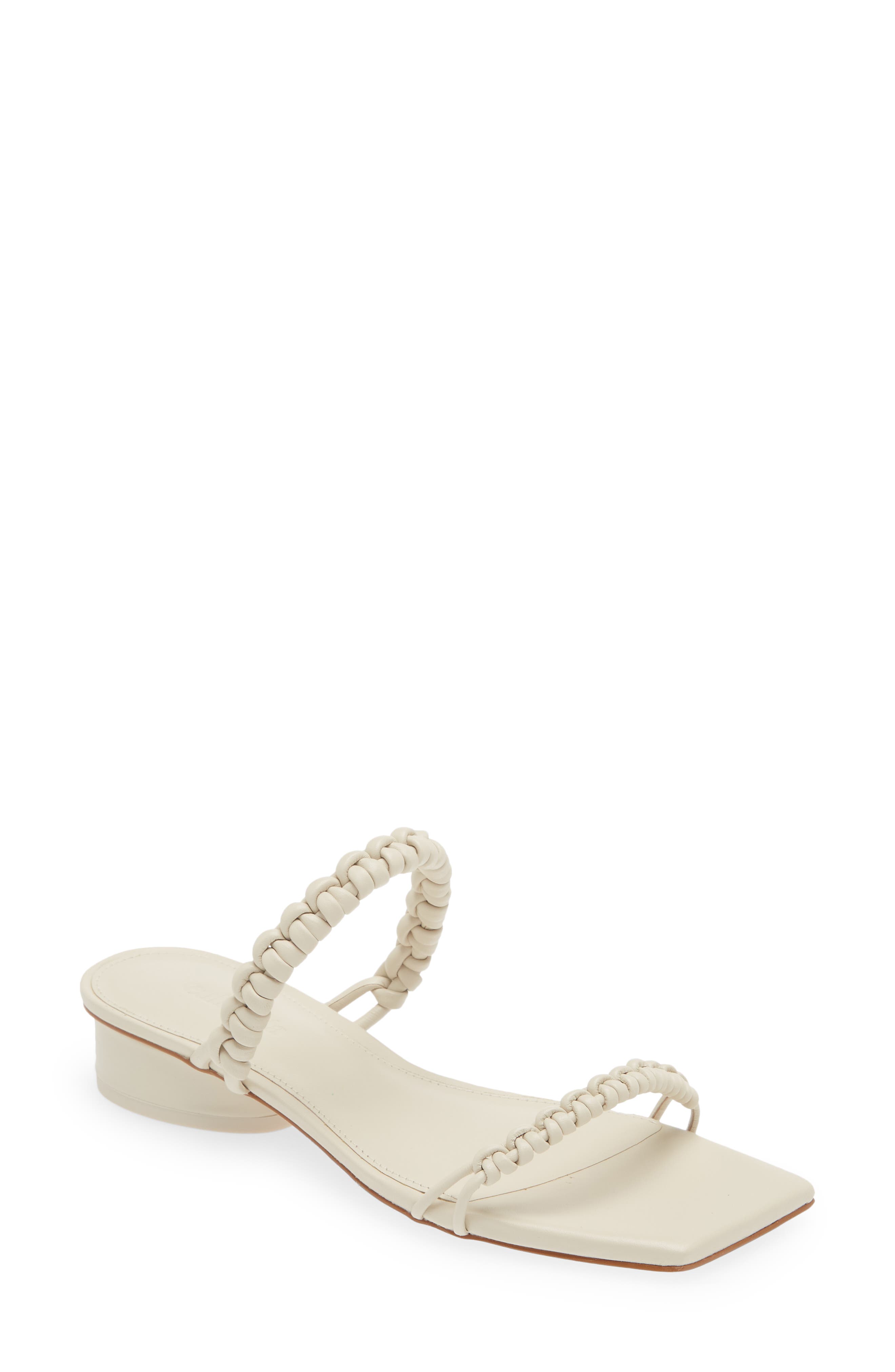 Cult Gaia Milo Slide Sandal, Main, color, Off White
