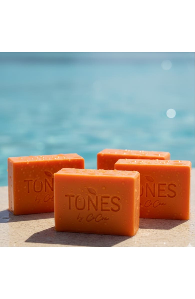 TONES by Cocoa Skin Lightening Kojic Soap + Irish Sea Moss Cleansing Bar, Alternate, color, Orange