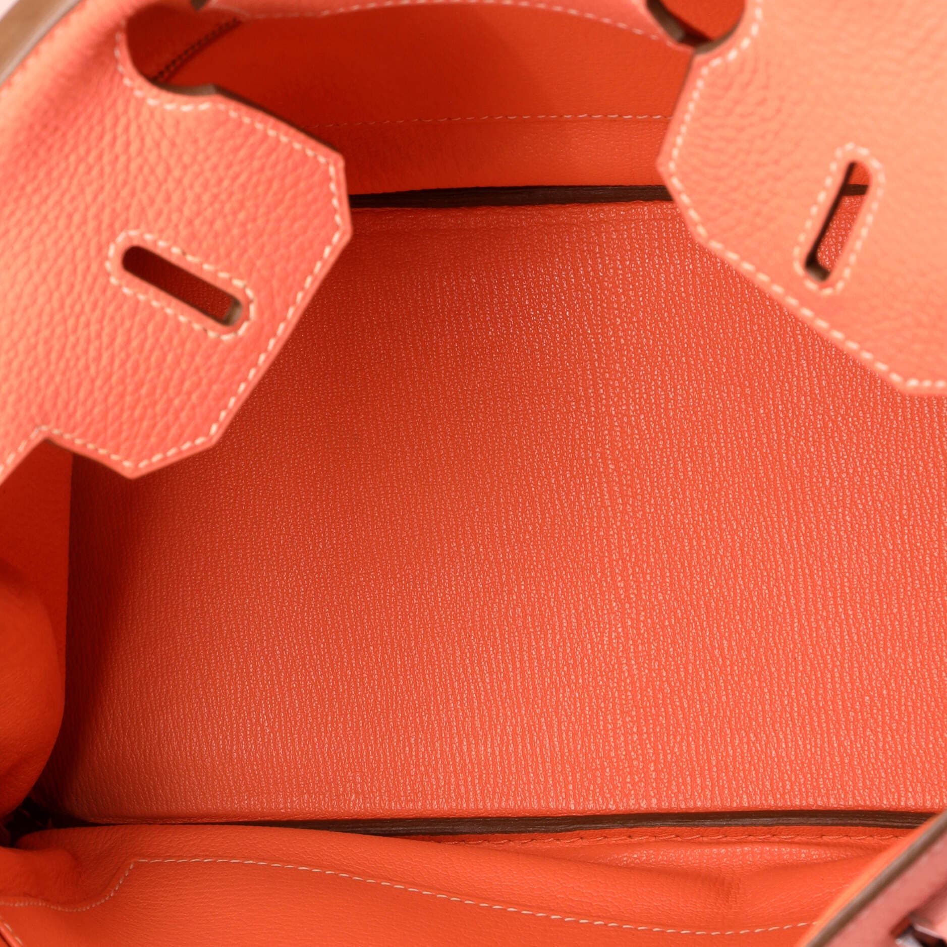 Pre-Owned Hermes Birkin Handbag Pink Clemence with Palladium Hardware 30, Alternate, color, Crevette