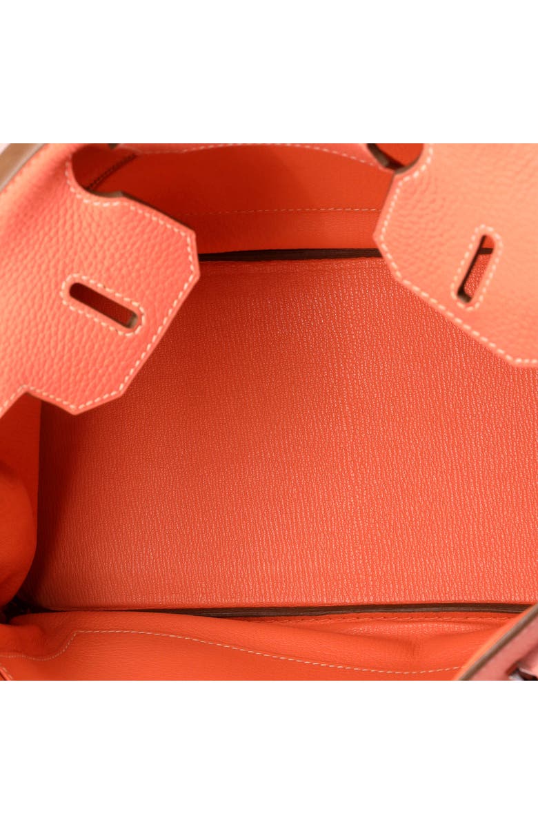 Pre-Owned Hermes Birkin Handbag Pink Clemence with Palladium Hardware 30, Alternate, color, Crevette