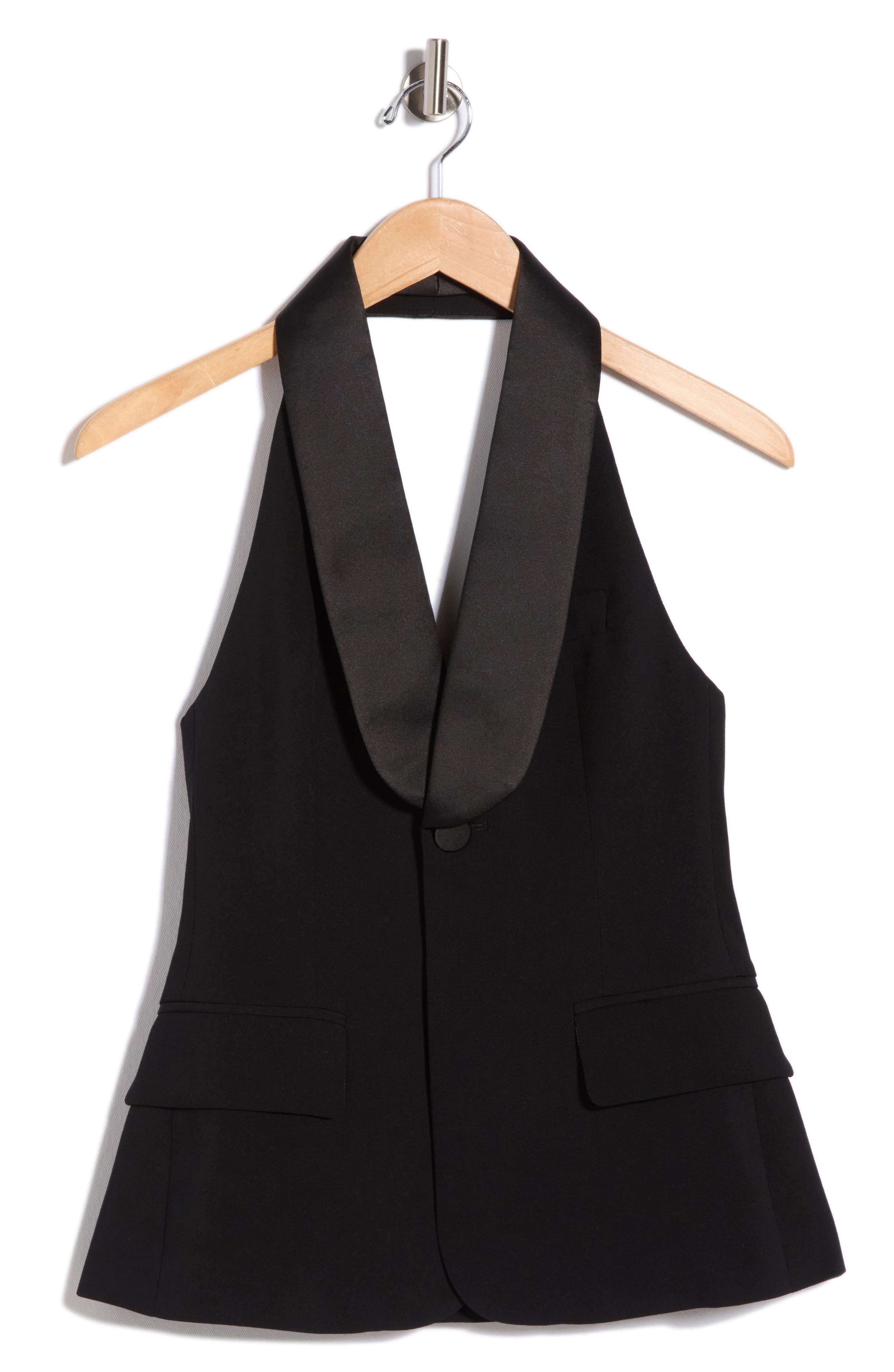 Payton Wool Blend Tuxedo Vest