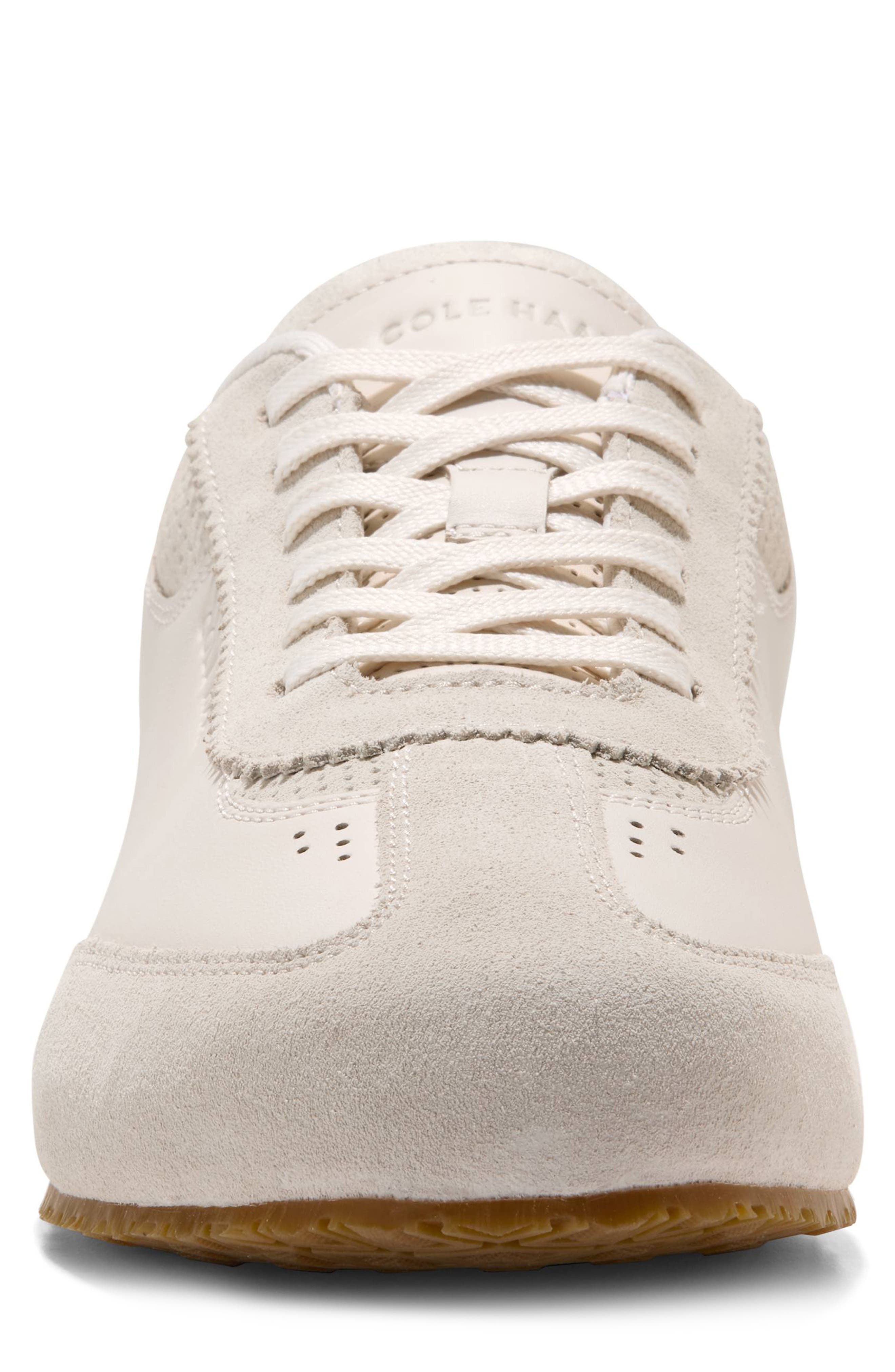 Cole Haan Grand Crosscourt Slimstride Sneaker, Alternate, color, Silver Birch/ Redwood/ Ivory