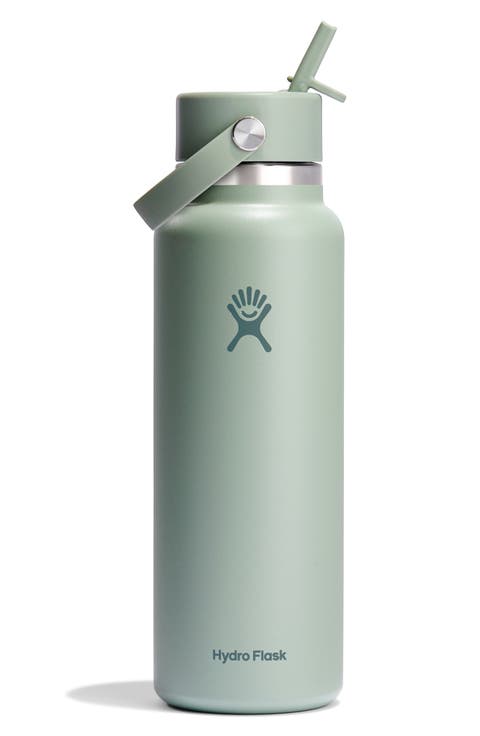 40-Ounce Wide Flex Straw Cap Water Bottle