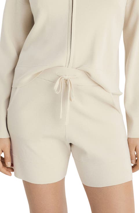 Rib Drawstring Lounge Shorts