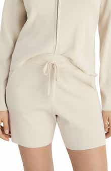 MANGO Rib Drawstring Lounge Shorts