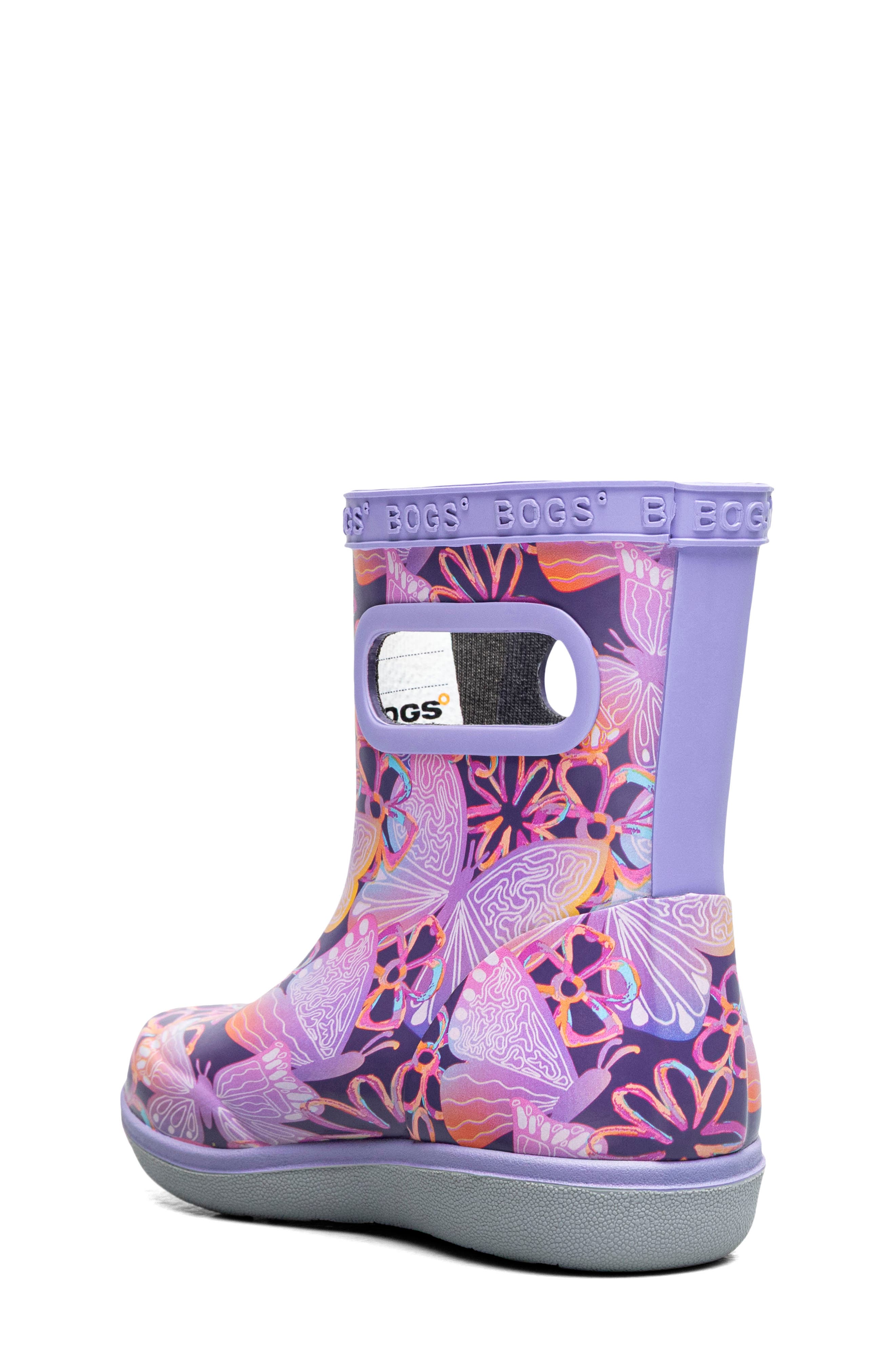 Skipper II Waterproof Rain Boot, Alternate, color, PURPLE MULTI