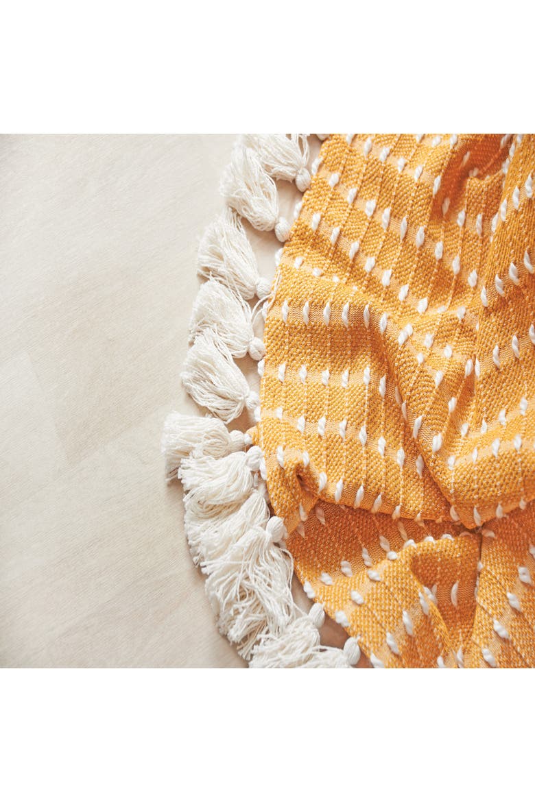 50" x 60" Riley Woven Throw, Alternate, color, Yellow
