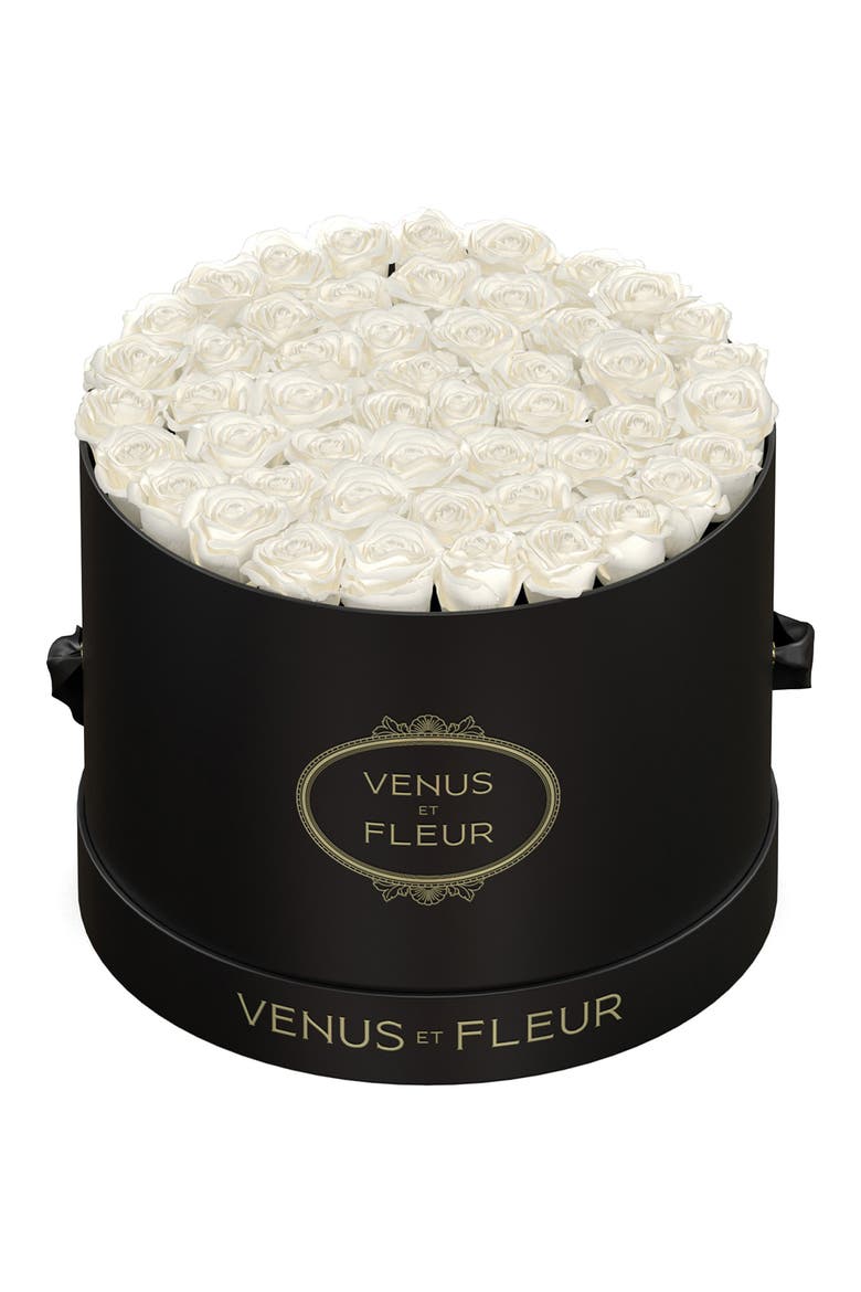 Classic Large Eternity Roses, Main, color, PURE WHITE