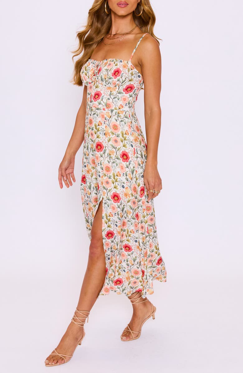 VICI Collection Constance Floral Print Maxi Dress, Alternate, color, 