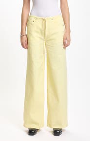 DAZE Madison Tie Waist Wide Leg Jeans