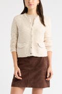 Caslon® Marled Cardigan Sweater Jacket