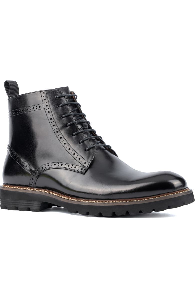 VINTAGE FOUNDRY Brogue Lug Sole Boot, Main, color,