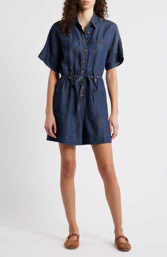 Mariselle Denim Romper