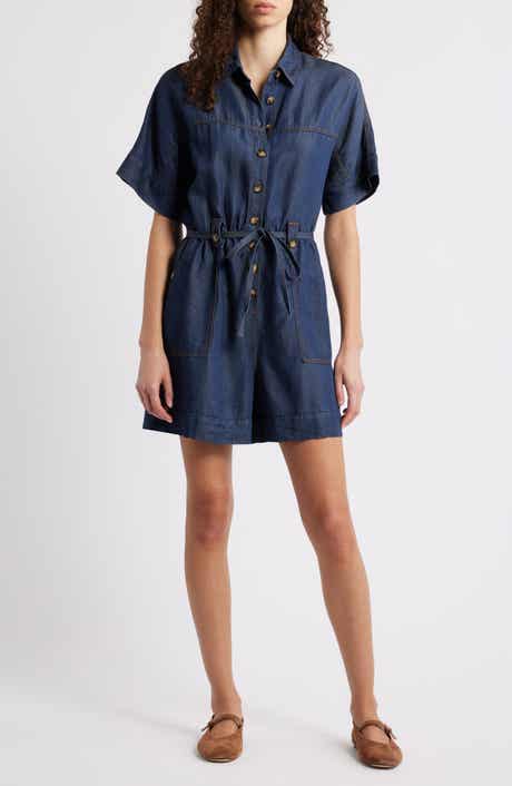 Mariselle Denim Romper