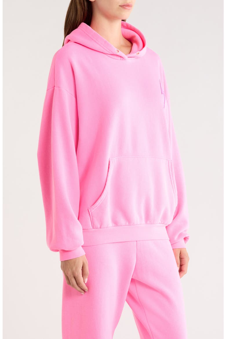Bolt Stitch Hoodie, Alternate, color, NEON PINK/ PURPLE