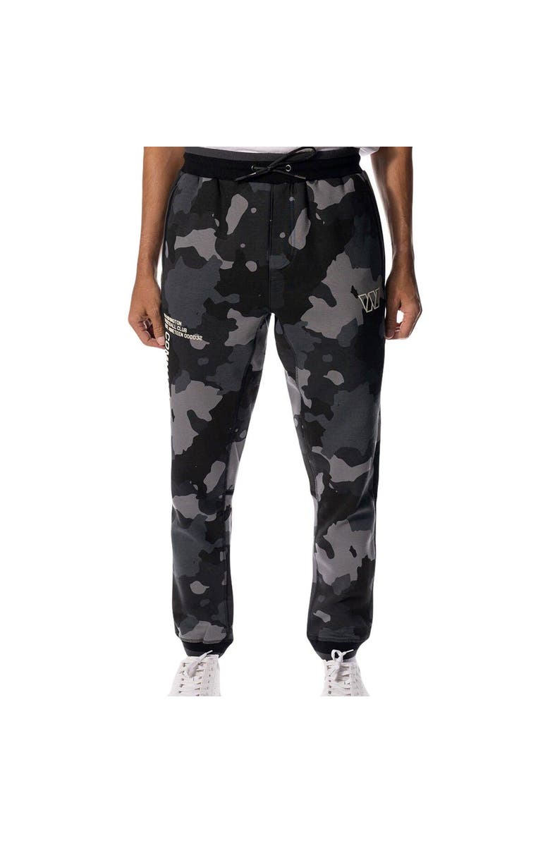 THE WILD COLLECTIVE Unisex The Wild Collective Black Washington Commanders Camo Jogger Pants, Main, color, Black