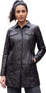 Jessica London Long Leather Jacket