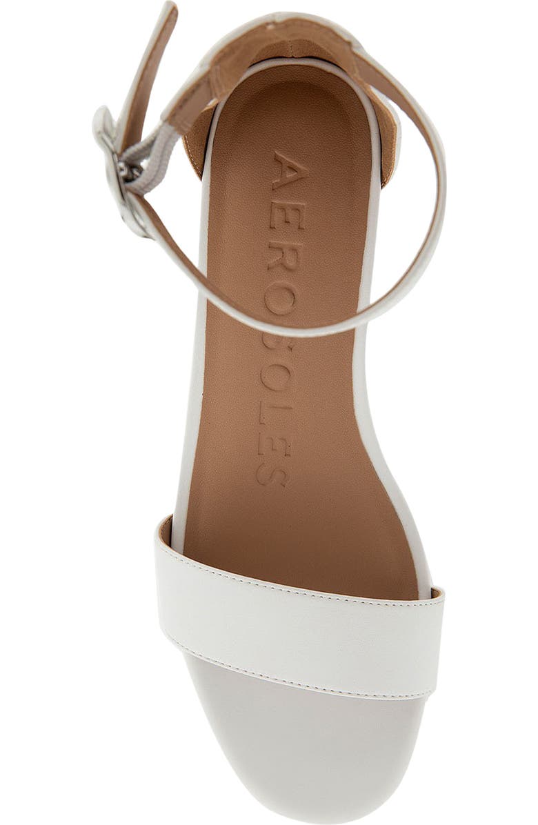 Aerosoles Willis Wedge Heel Sandal, Alternate, color, White Pu