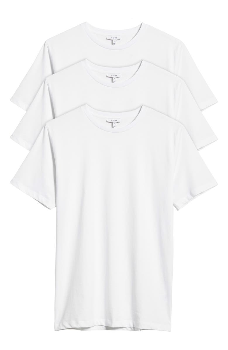 Reiss Assorted 3-Pack Bless Crewneck T-Shirts, Main, color,