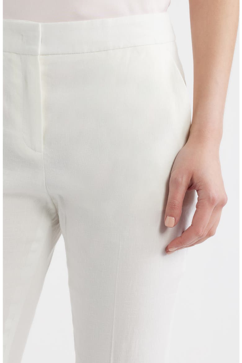 Tapria Slim Fit Crop Pants, Alternate, color, BRIGHT WHITE