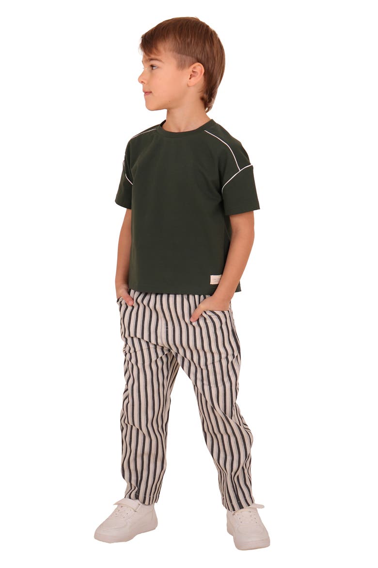 Kids' Relaxed Striped Pants, Alternate, color, MULTI