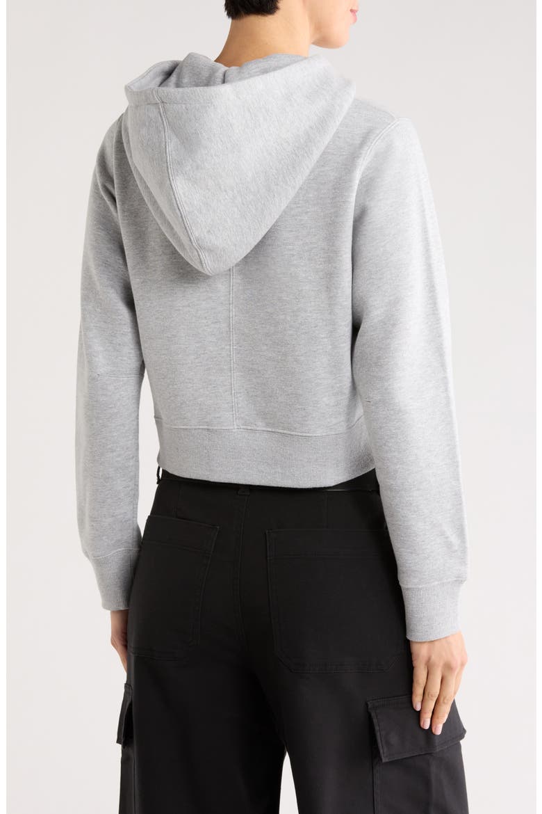 Shrunken Hoodie, Alternate, color, HEATHER GREY