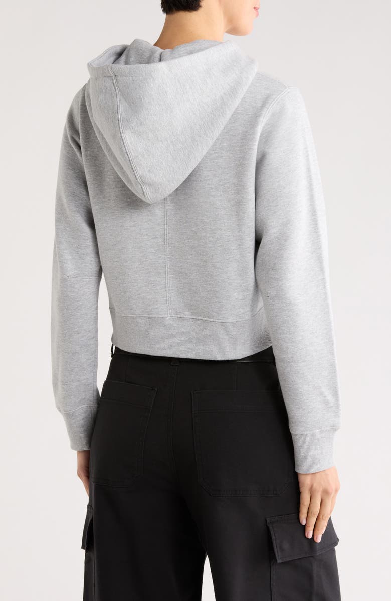 DL1961 Shrunken Hoodie, Alternate, color, Heather Grey