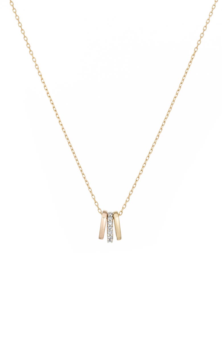 Adina Reyter Bead Party Three's Company Necklace, Main, color, Gold