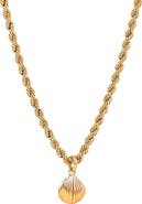 AMERICAN EXCHANGE Primavera Made in Italy Seashell Pendant Necklace