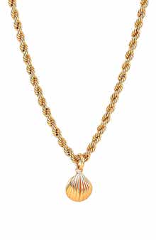 AMERICAN EXCHANGE Primavera Made in Italy Seashell Pendant Necklace