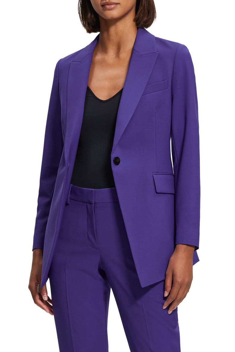 Etiennette Wool Blazer, Main, color, BLUE IRIS