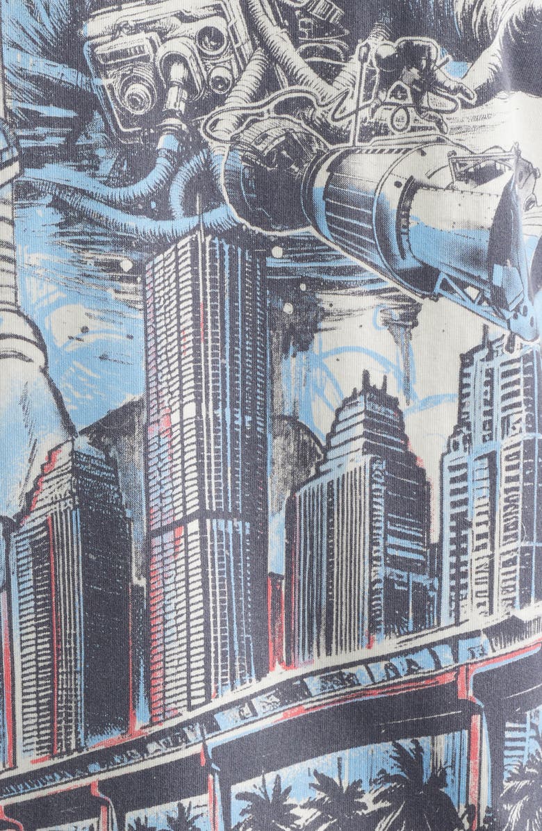 Billionaire Boys Club Space Expo Cotton Graphic T-Shirt, Alternate, color, Gardenia