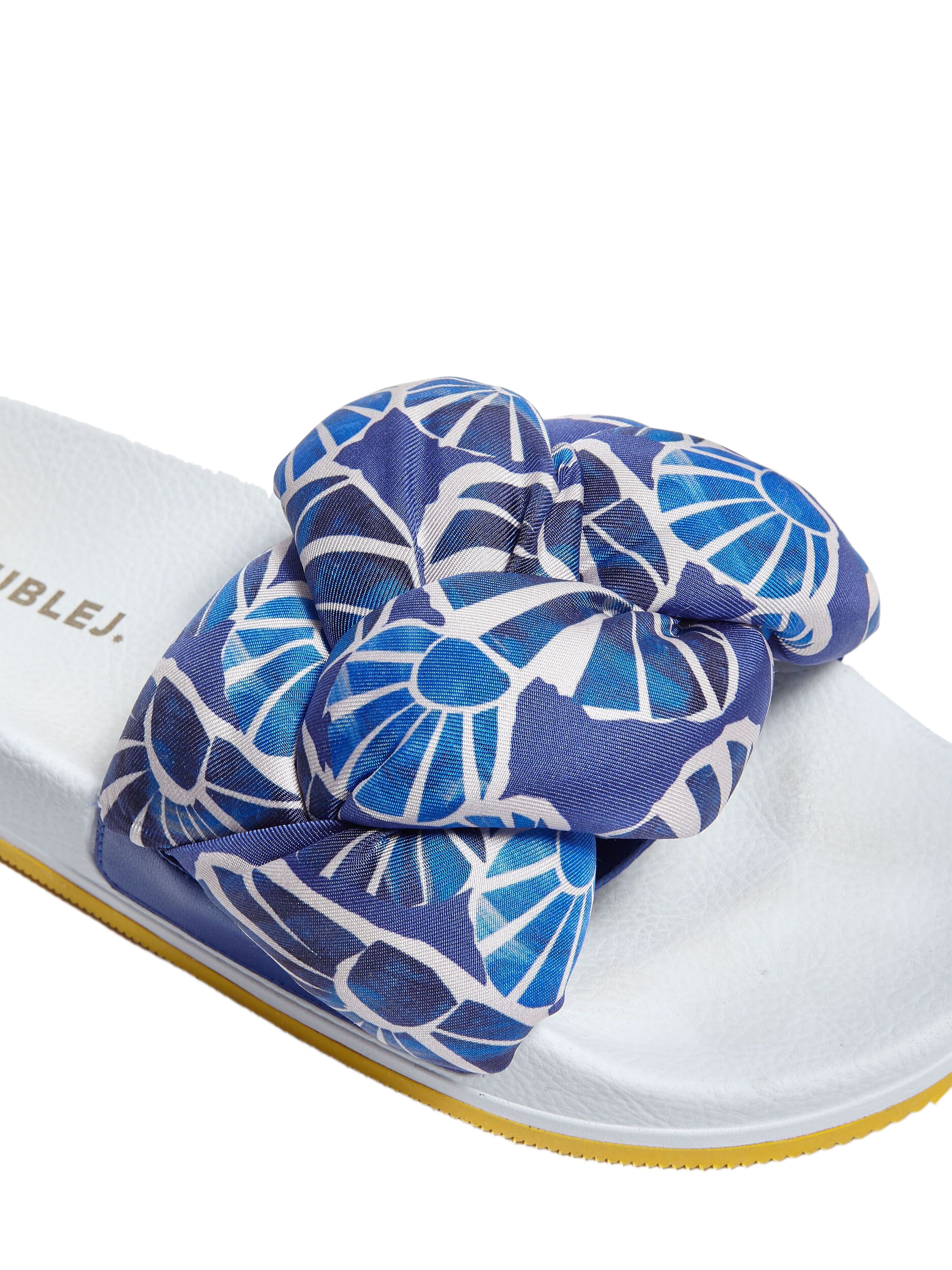 La DoubleJ Treccia Slides Conchiglie Acquamarin, Alternate, color, 