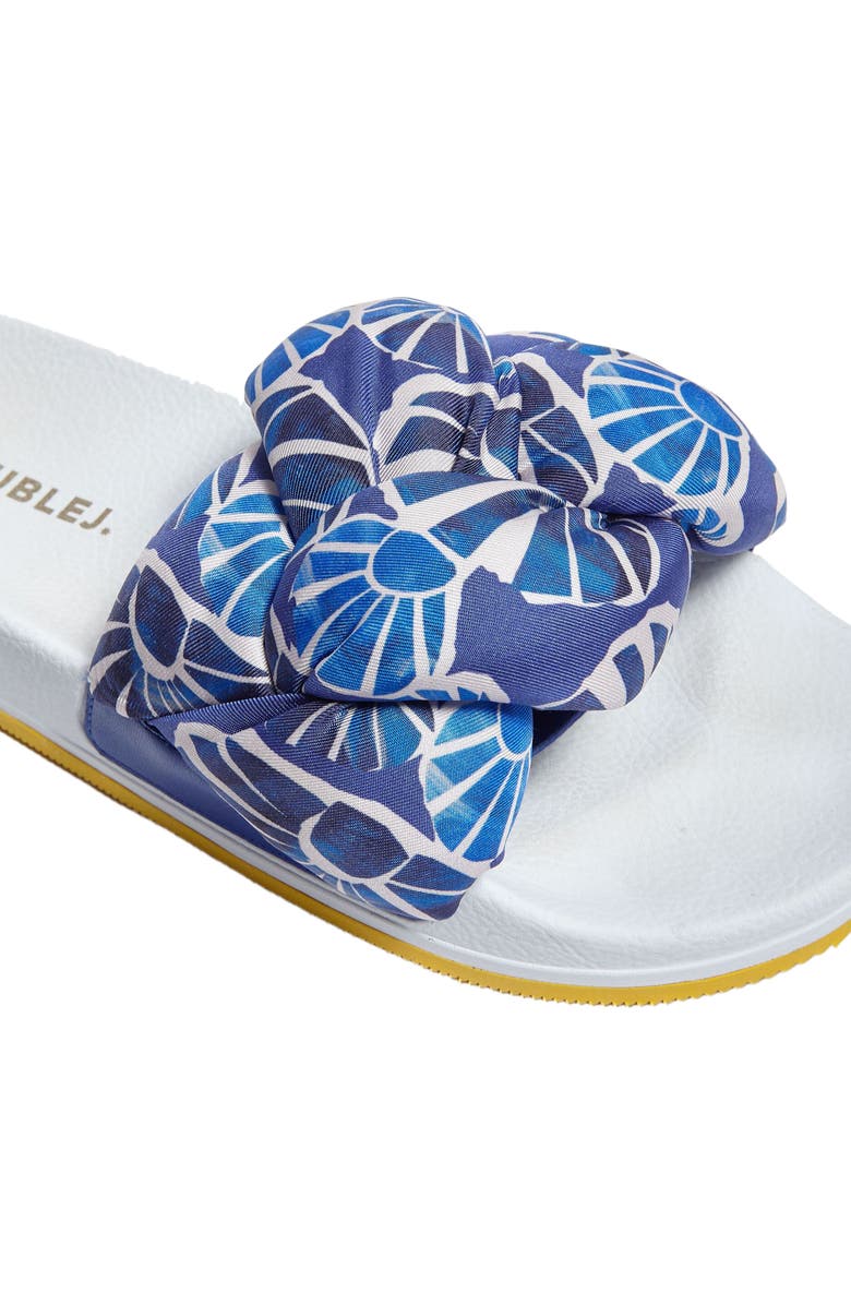 La DoubleJ Treccia Slides Conchiglie Acquamarin, Alternate, color, Conchiglie Acquamarin