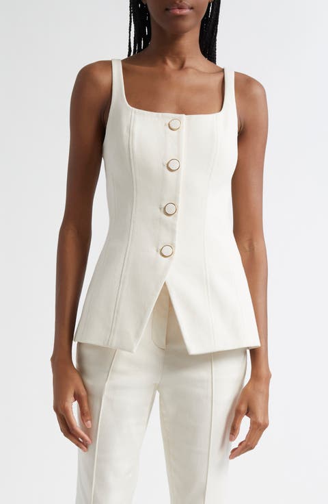 Liana Stretch Cotton Tunic Top