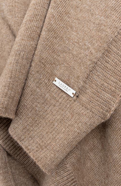Lauren Ralplh Lauren Knit Poncho In Brown