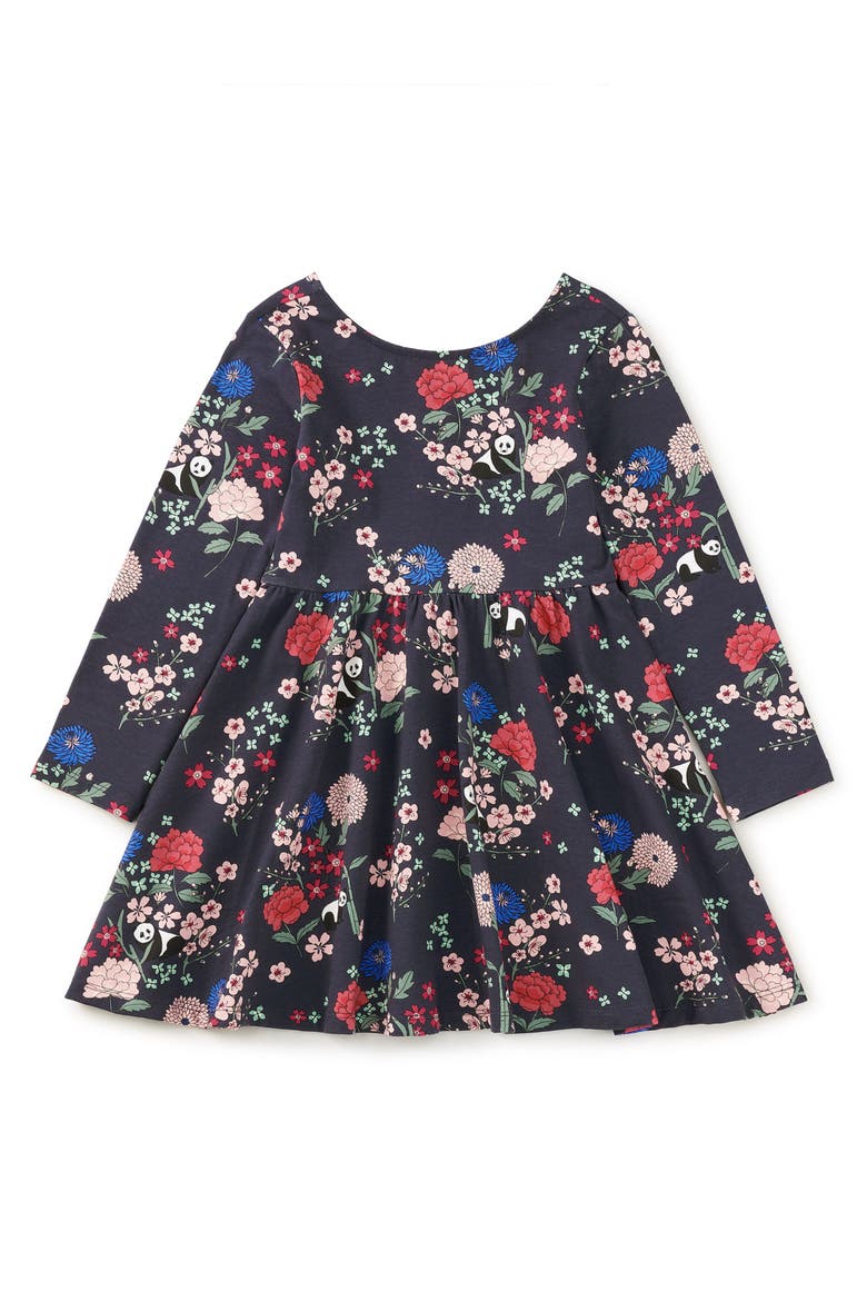 Printed Ballet Dress, Main, color, Panda Floral