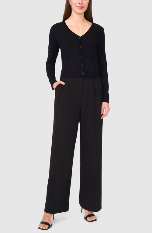 Halogenr Halogen(r) V-neck Cardigan In Rich Black