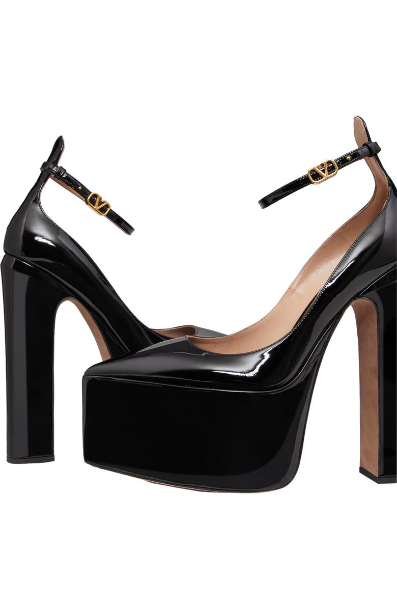 Valentino Garavani Tan-Go Pointed Toe Platform Pump, Alternate, color,