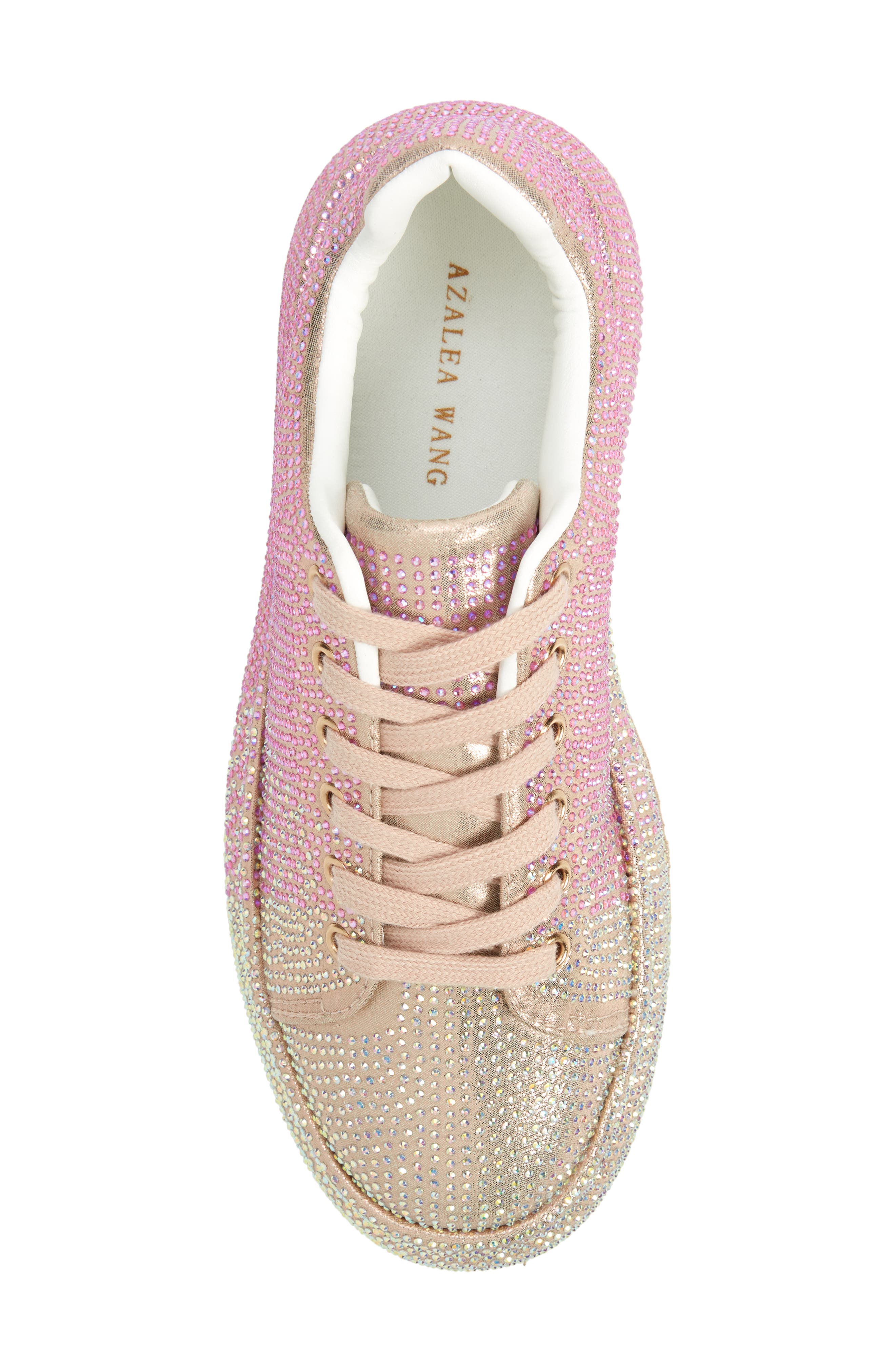 AZALEA WANG Tangy Water Resistant Sneaker, Alternate, color, Pink